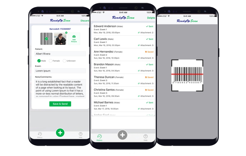 ReadyOp Scan - App for Emergency Medical Personnel