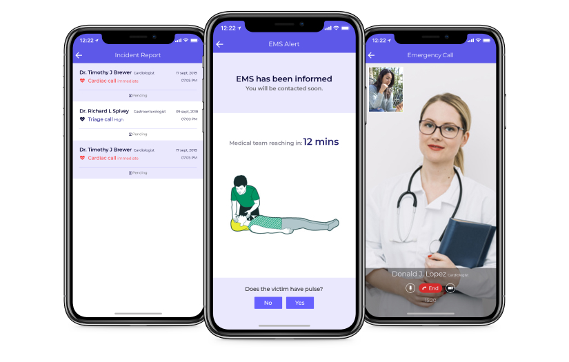 Medical Emergency Response - Crowdsourcing App for Medical Professionals