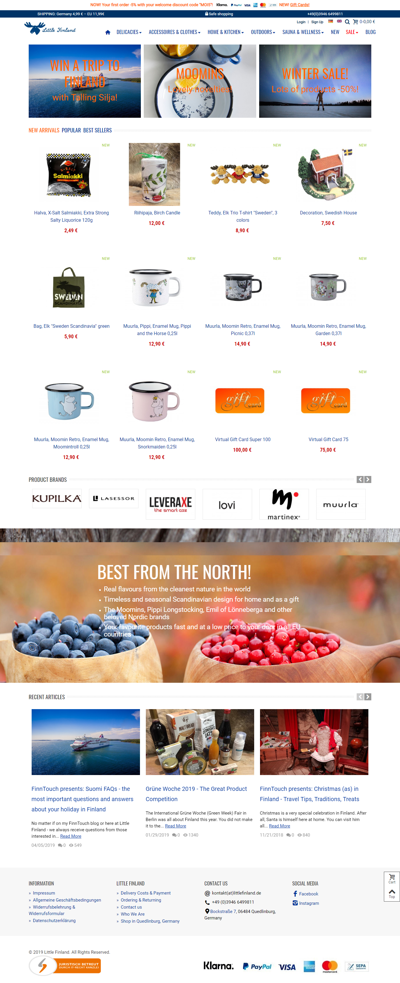 Little Finland - Ecommerce - Prestashop