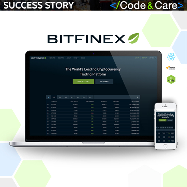 BITFINEX: one of the largest cryptocurrency exchange/trading platforms
