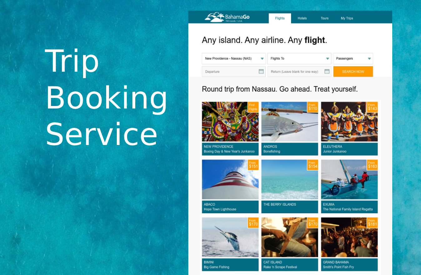 BahamaGO, Trip Booking Service