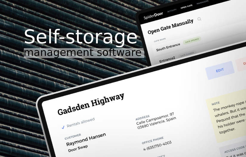 SpiderDoor, Self-Storage Management Software