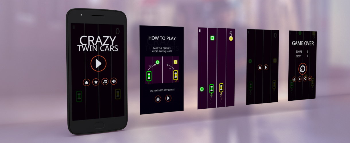 Crazy Twin Cars Game