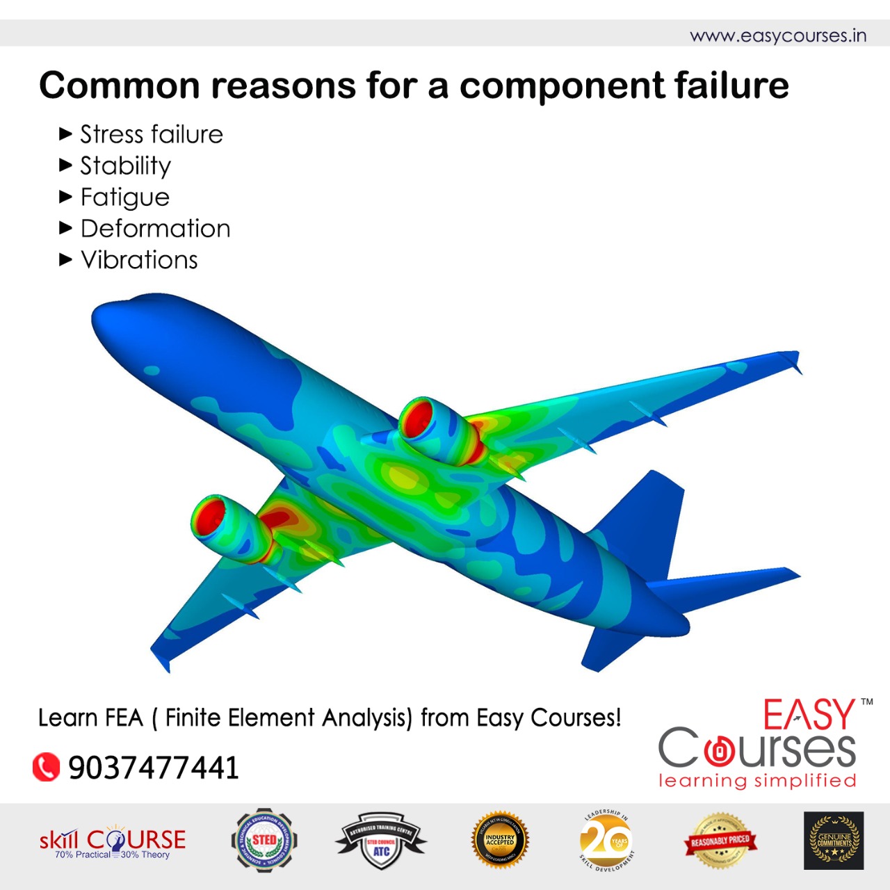 Learn FEA Course : Finite Element Analysis