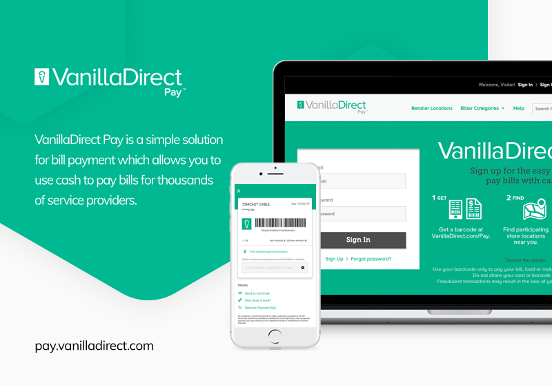 VanillaDirect Pay It Here