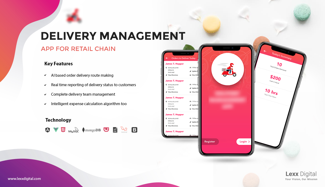 Delivery Management App For Retail Chain