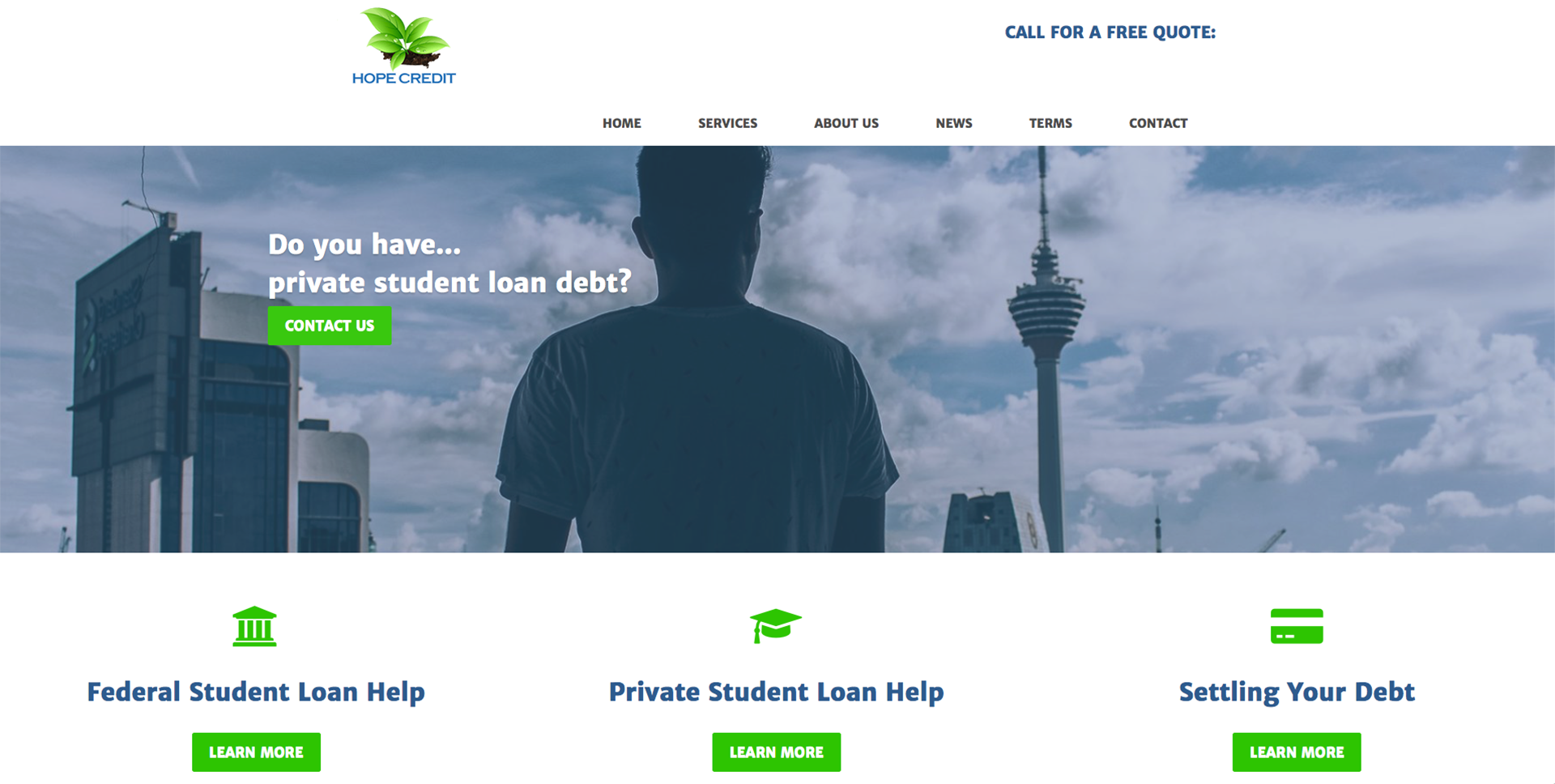 Hope Credit Web Design