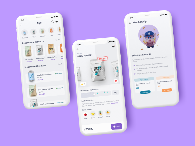 Pigi - Grocery Shopping App