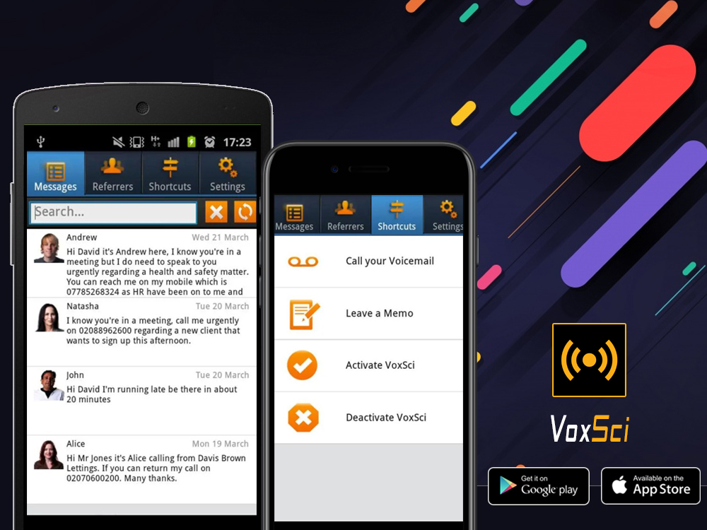 VoxSci™ Voicemail to Text