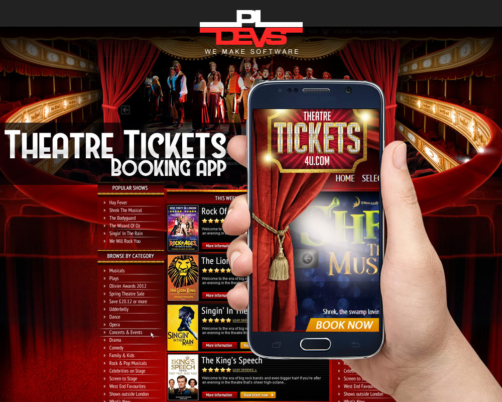 Theatre Tickets Booking App