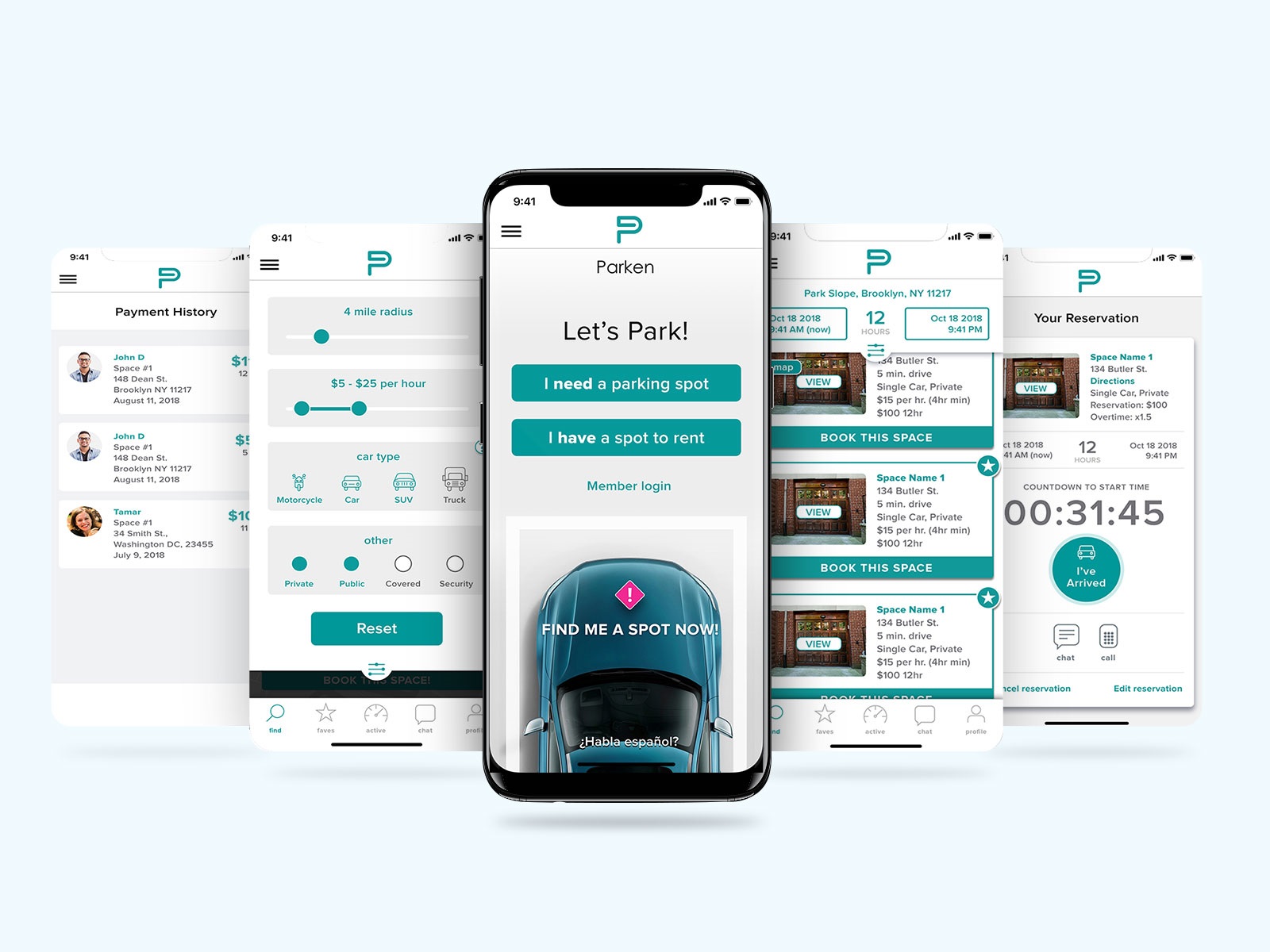 Parking Finder App