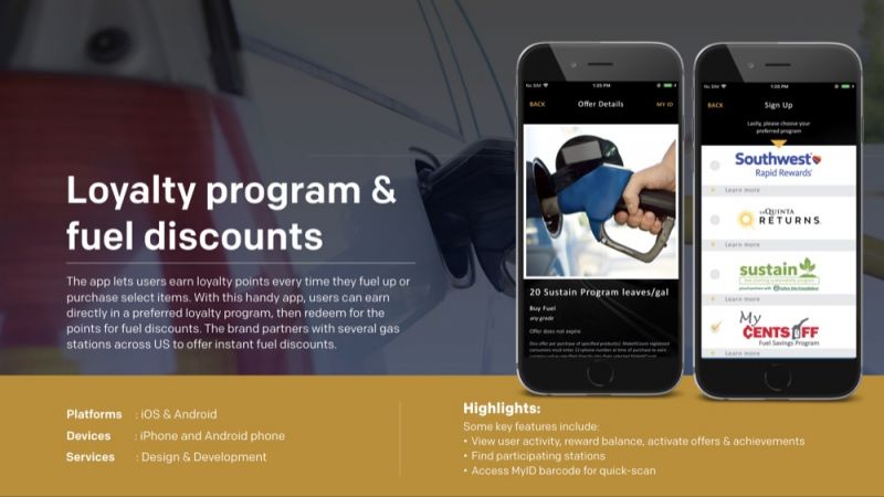 Loyalty program & fuel discounts