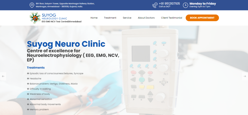 SUYOGNEUROCLINIC.COM – SEO & DIGITAL MARKETING CASE STUDY