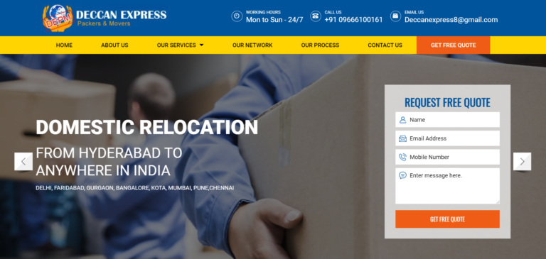 DECCANEXPRESSPACKERS.COM – SEO & DIGITAL MARKETING CASE STUDY