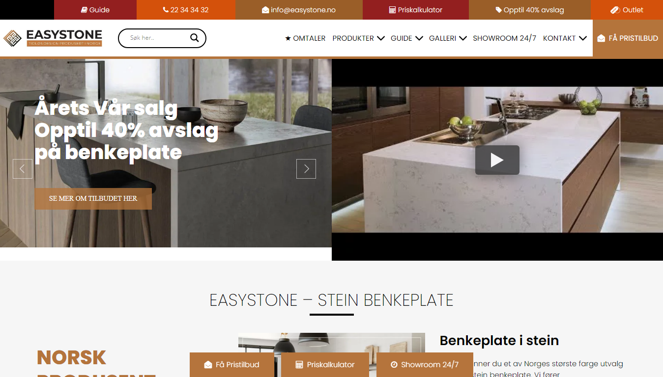 EASYSTONE.NO – PAY PER CLICK CASE STUDY