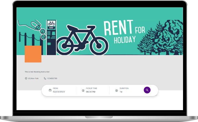 Booking Portal for an Online Bike Rental Business