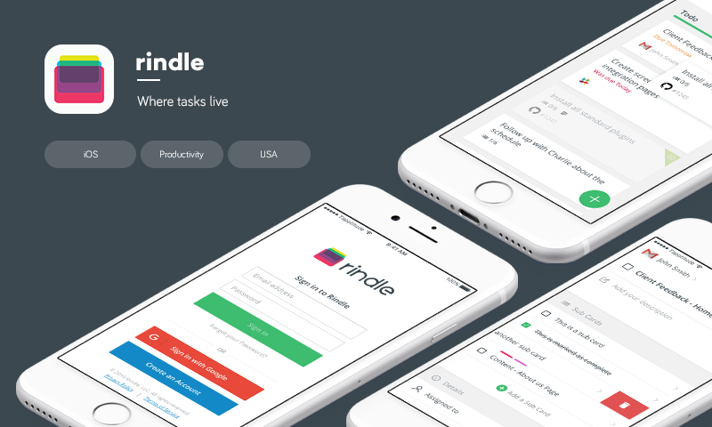 Rindle - Task Management Mobile App