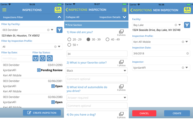 Mobile inspection tool