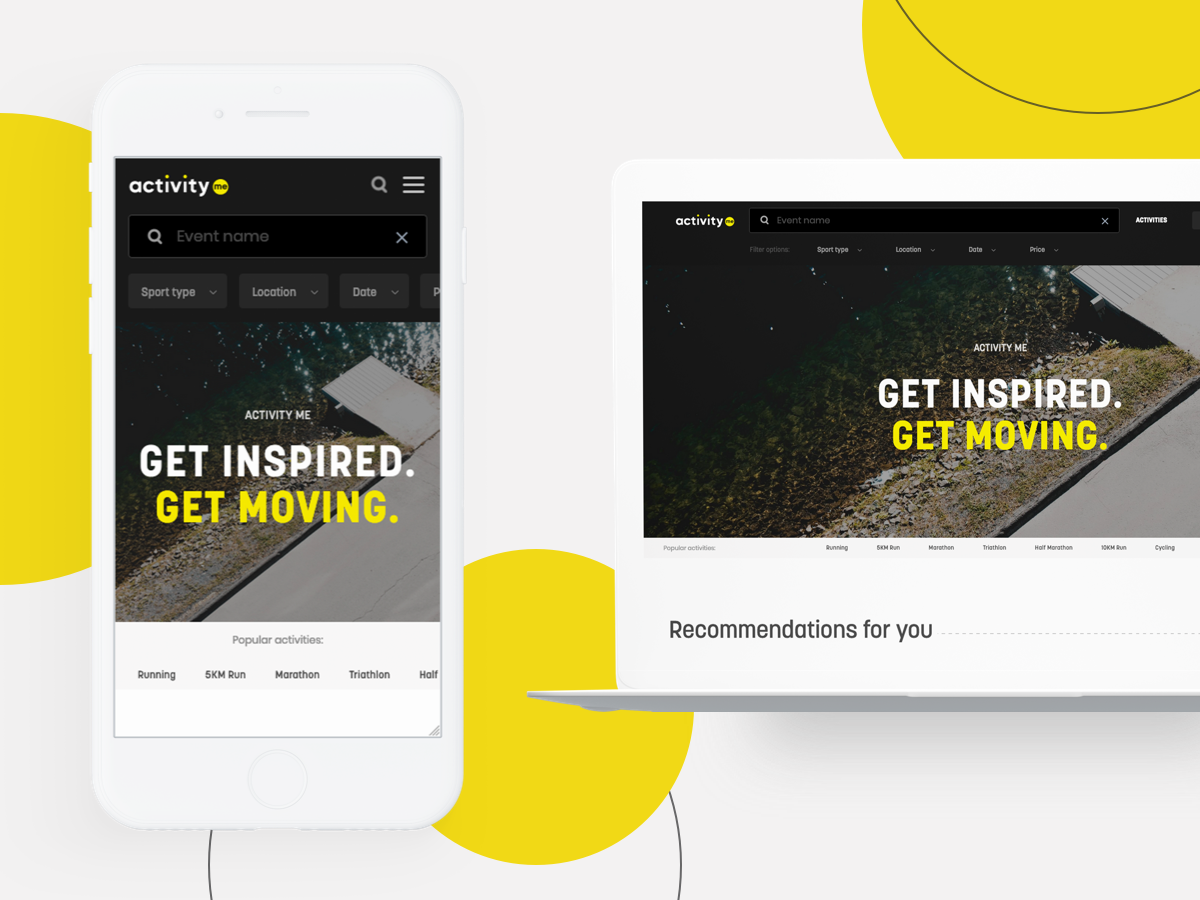 Activity.me - Online Search Engine