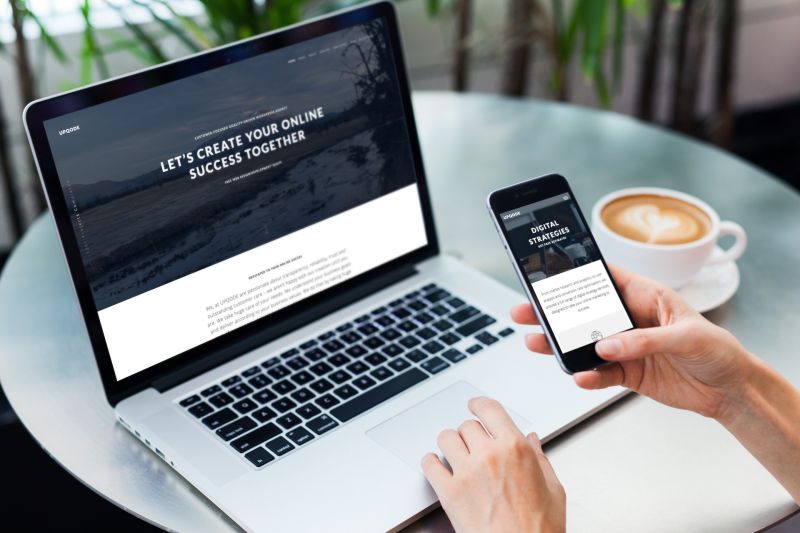 UPQODE Web Agency WordPress Website (Design and Development)