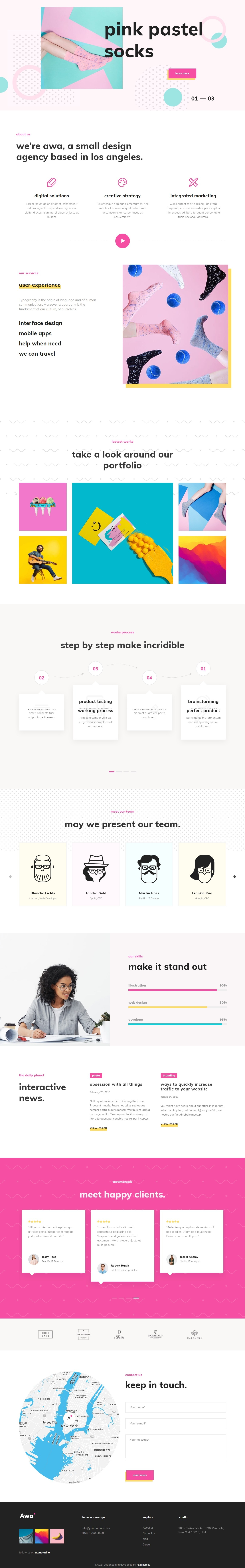 AYA  - Portfolio WordPress Theme