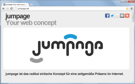 jumpage Your web concept