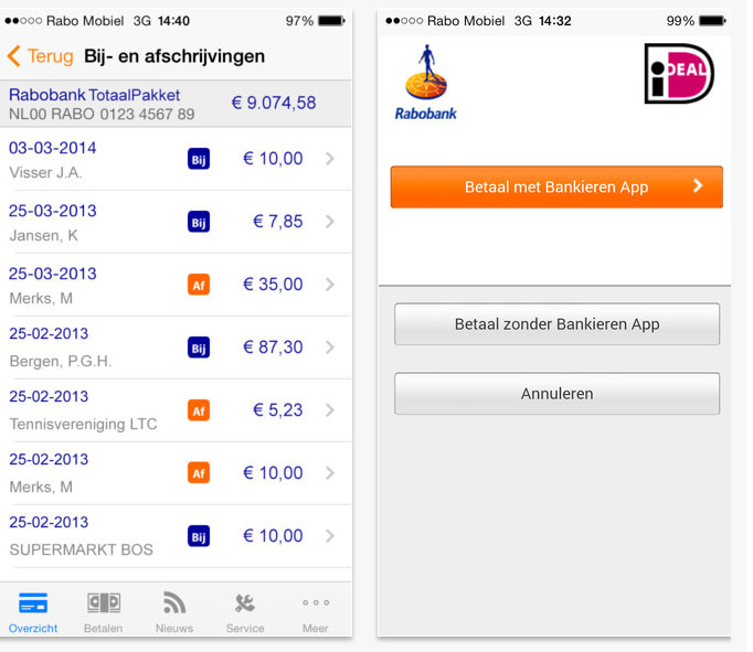 Rabobank Bankieren App