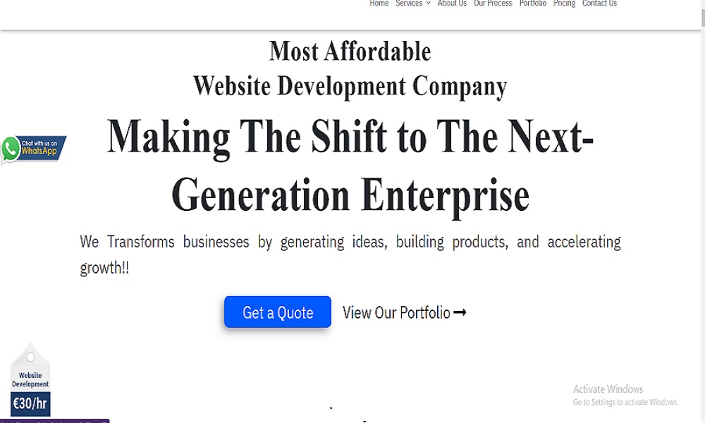 Website Degin and Development