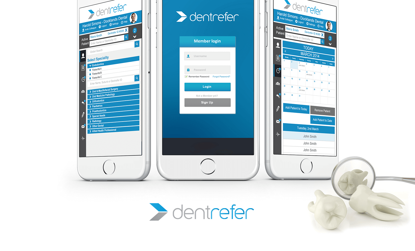 Dentist medical software system